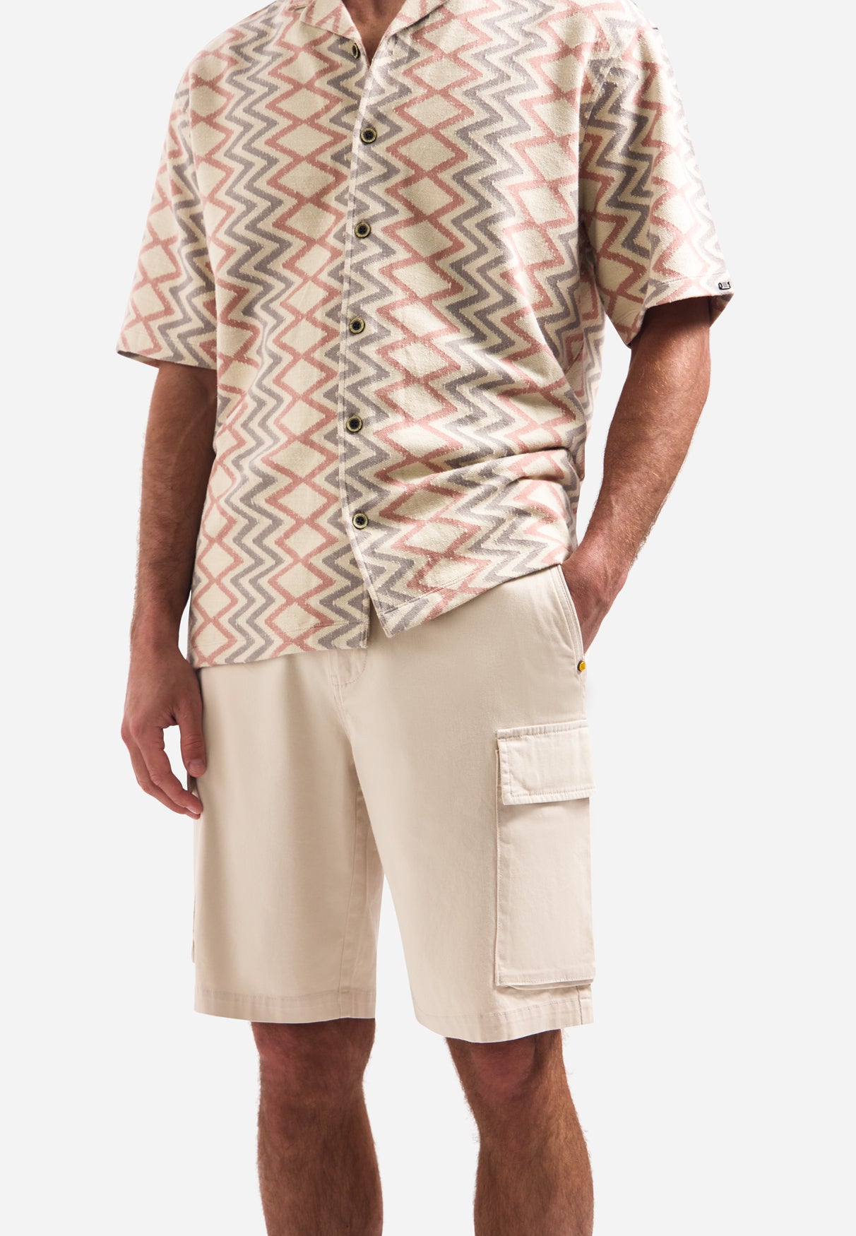Cargoshort met zijzakken | Stone