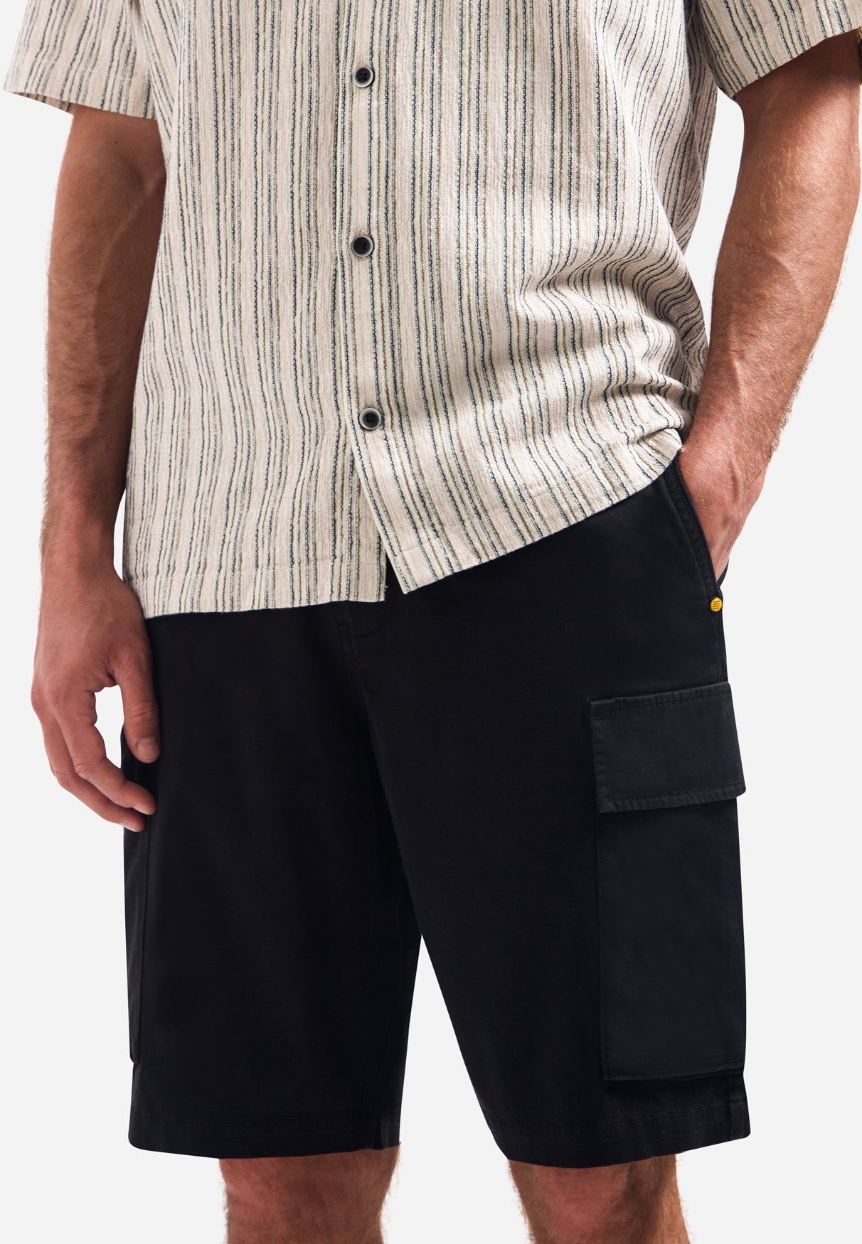 Cargoshort met zijzakken | Black