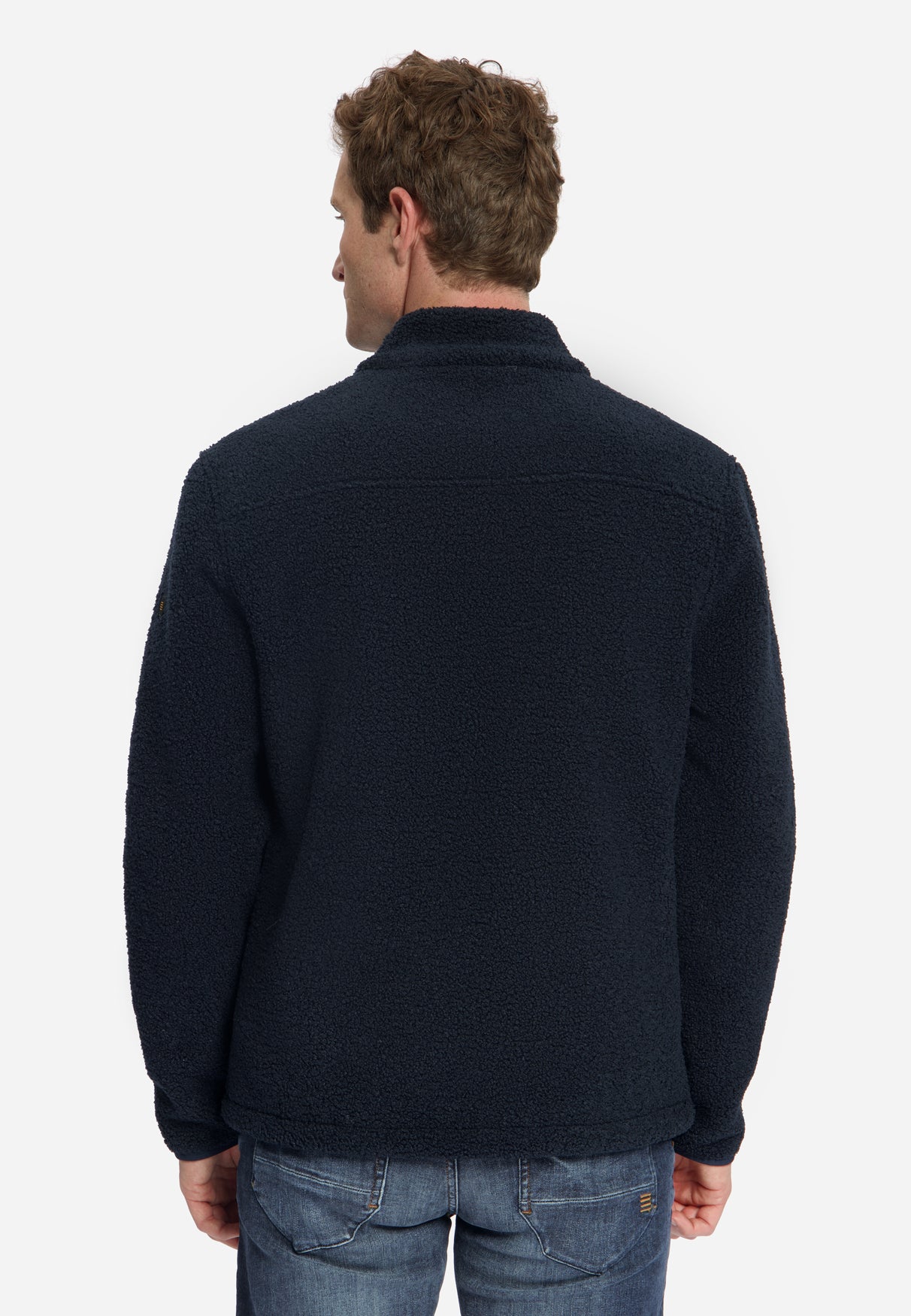 Teddy sweater met ritssluiting | Dark Night