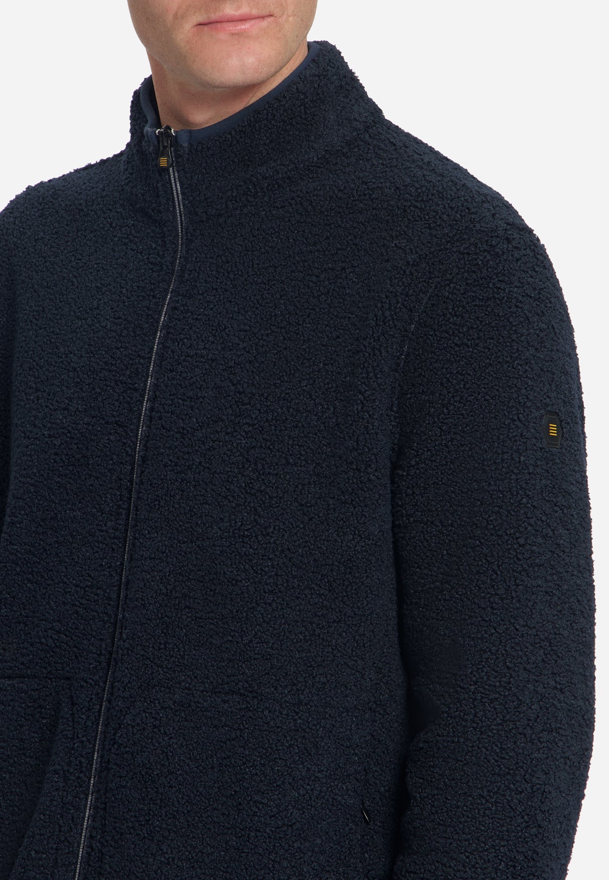 Teddy sweater met ritssluiting | Dark Night