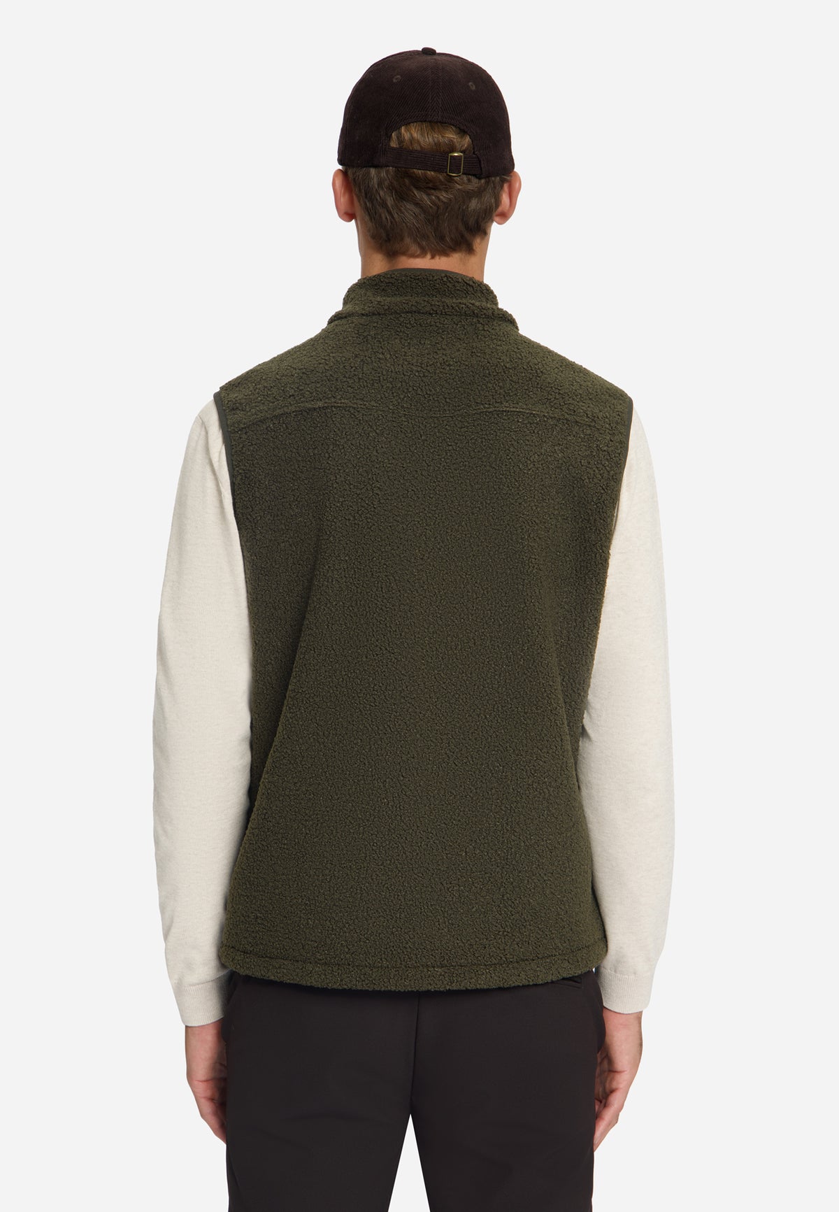 Teddy bodywarmer met ritssluiting | Moss