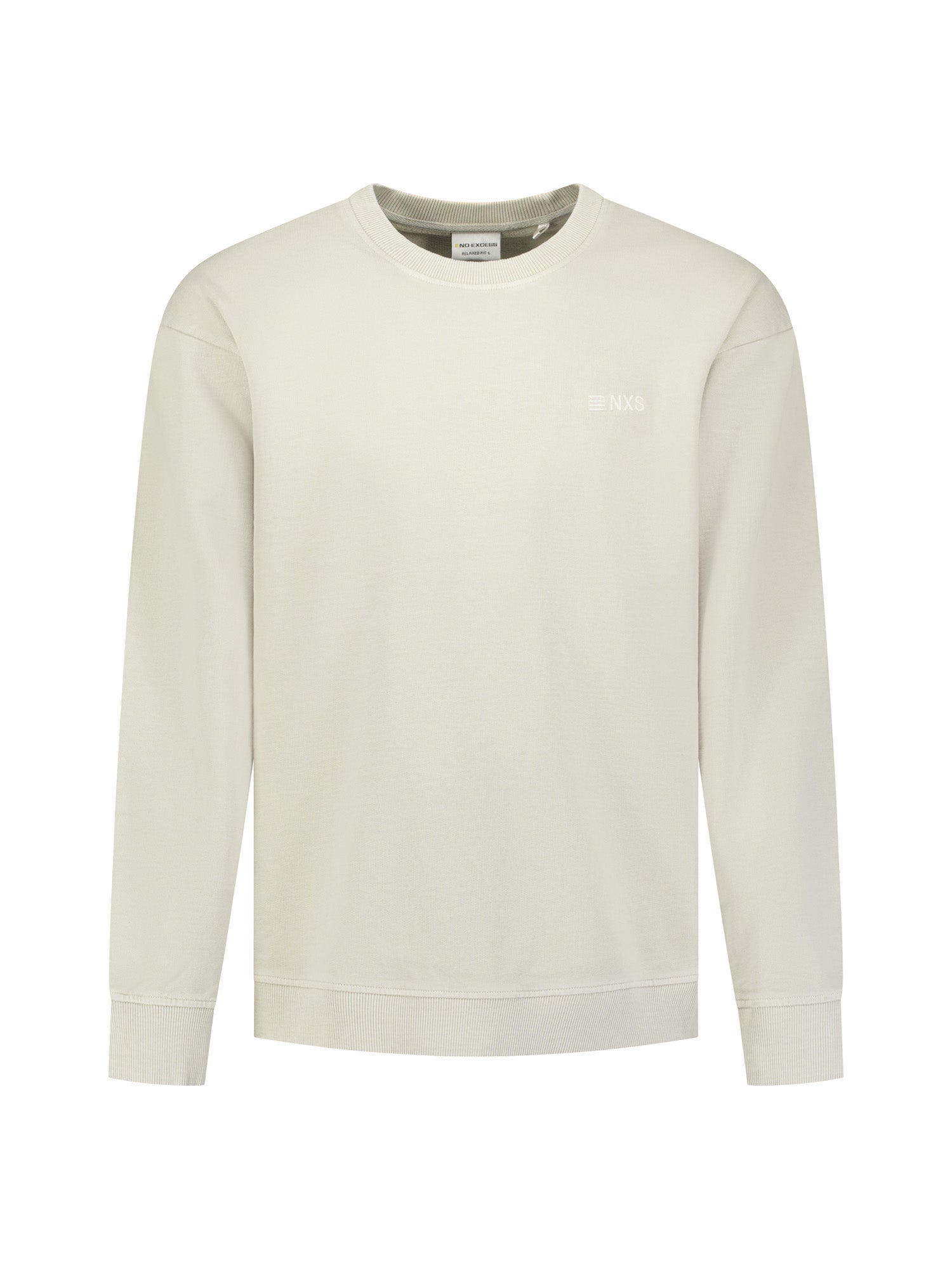 Sweater met Ronde Hals | Cement