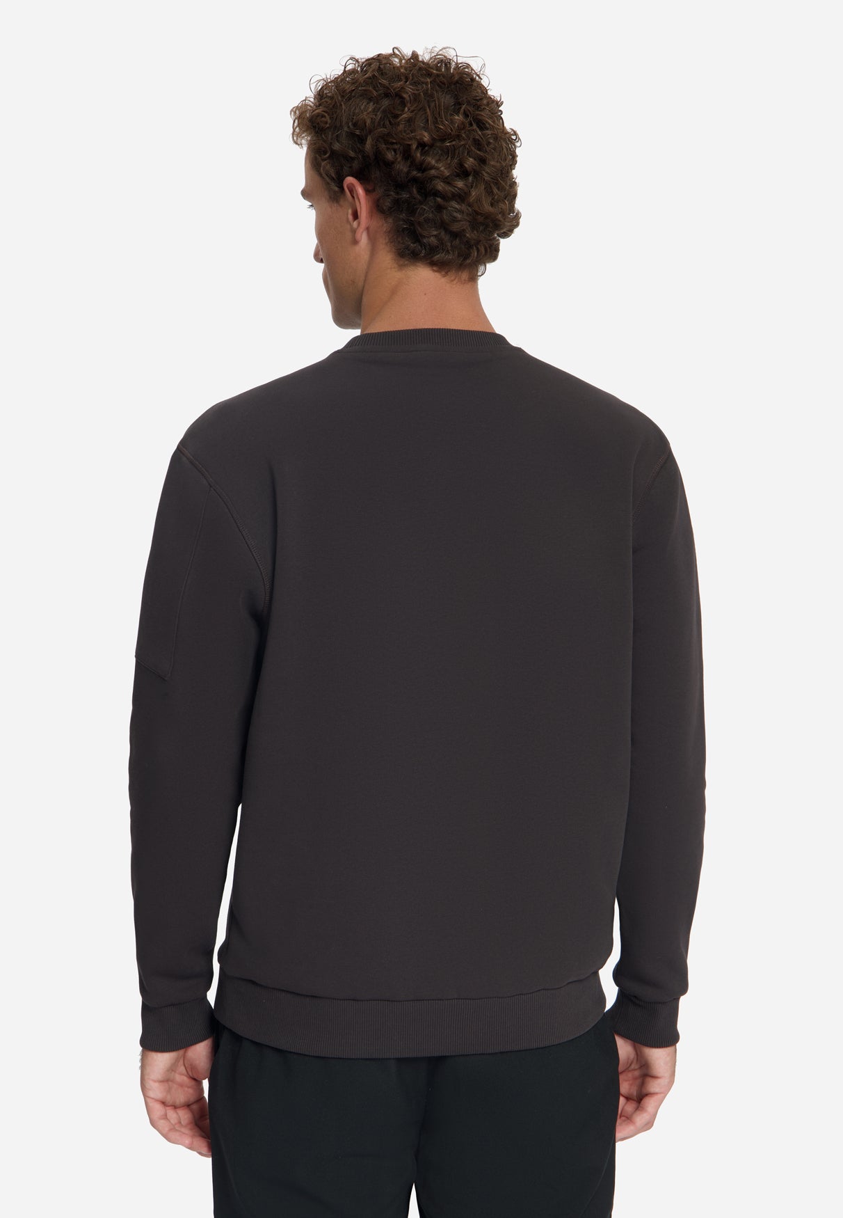 Sweater met Ronde Hals | Dark Brown