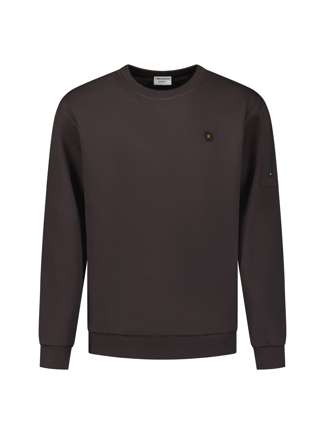 Sweater met Ronde Hals | Dark Brown