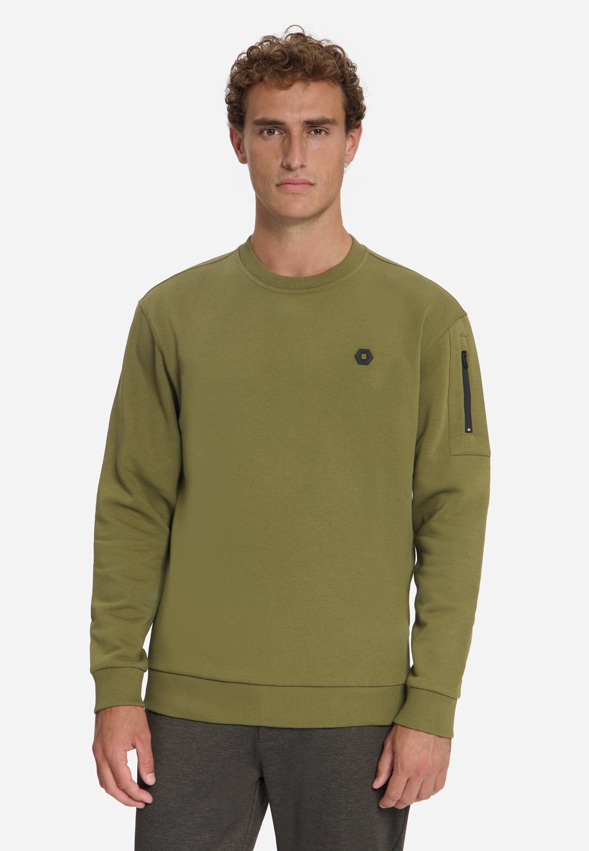 Sweater met Ronde Hals | Moss