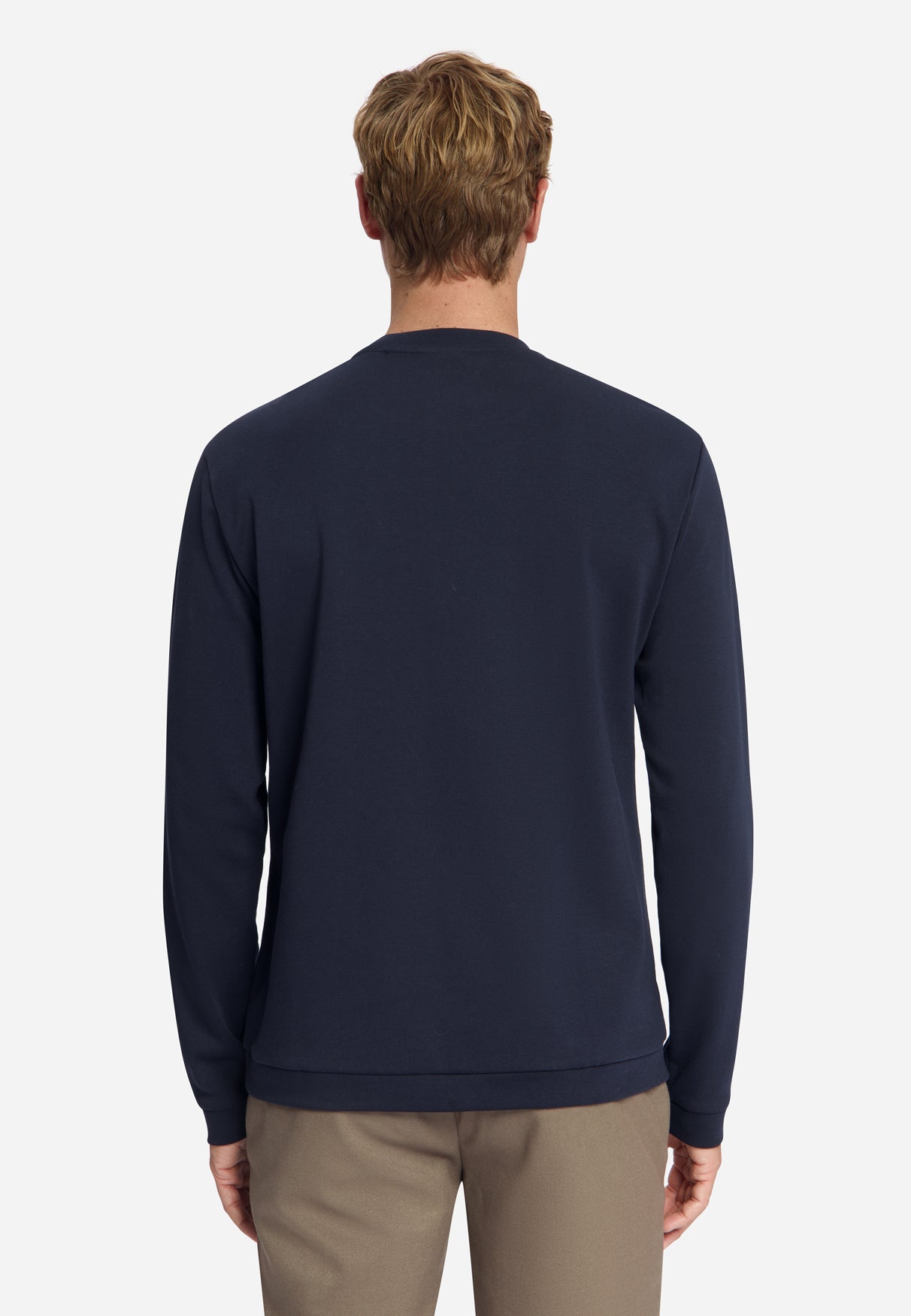 Interlock T-shirt met Lange Mouwen | Dark Night