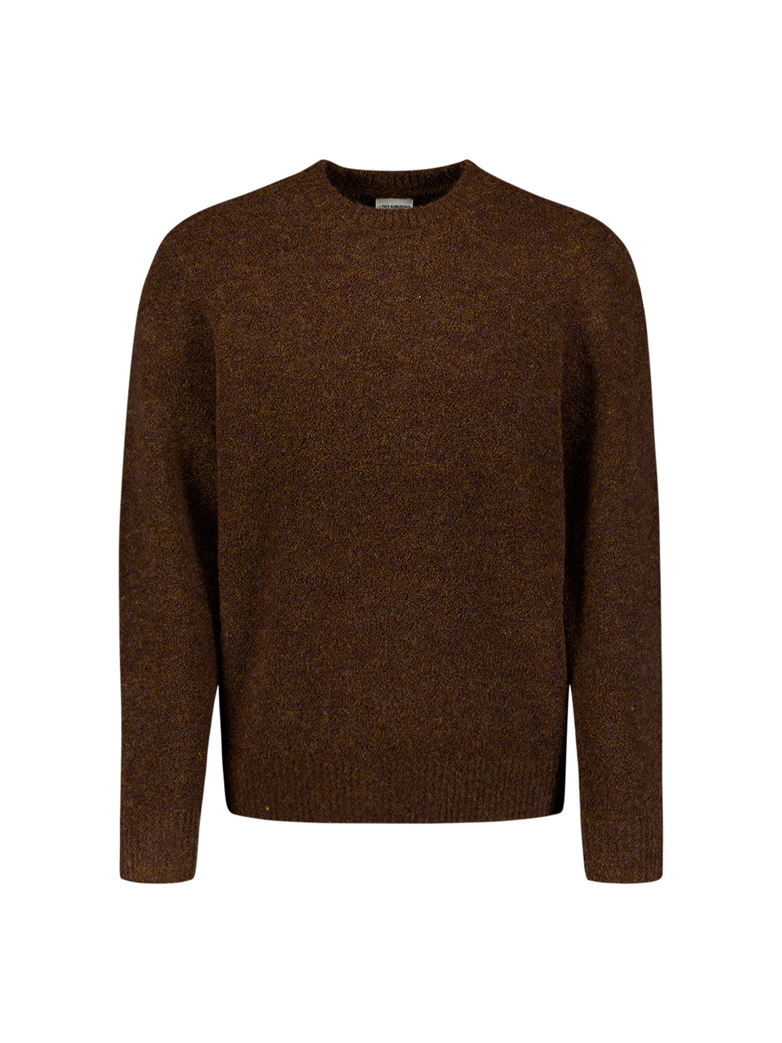 Zachte Melange-trui | Dark Brown