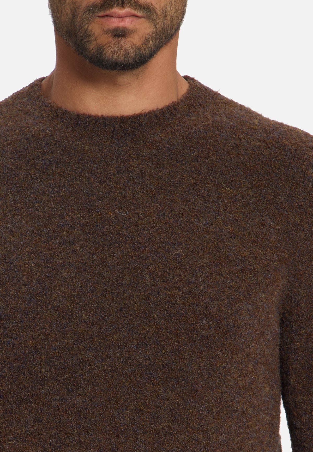 Zachte Melange-trui | Dark Brown