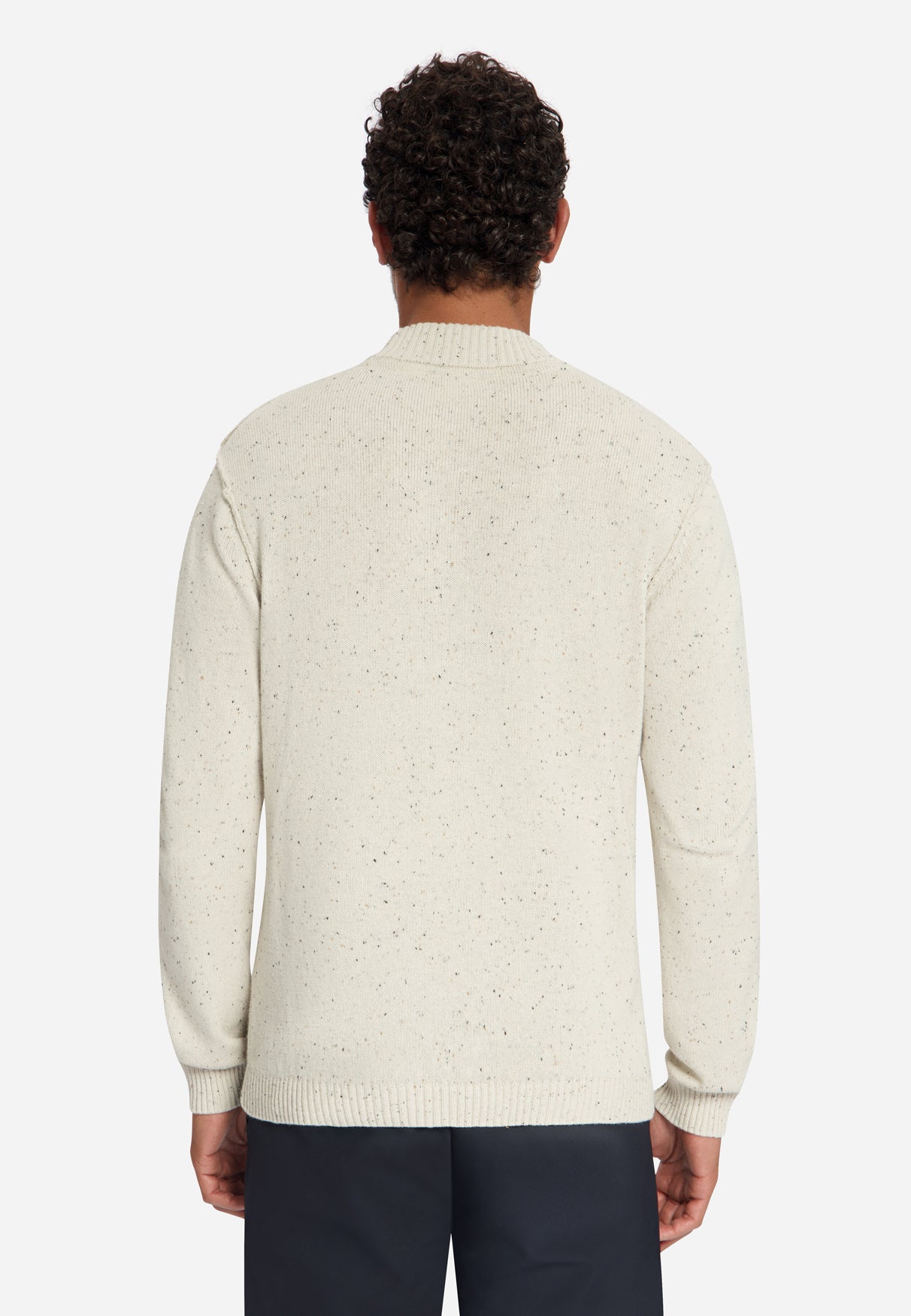 Tweedlook Trui | Stone
