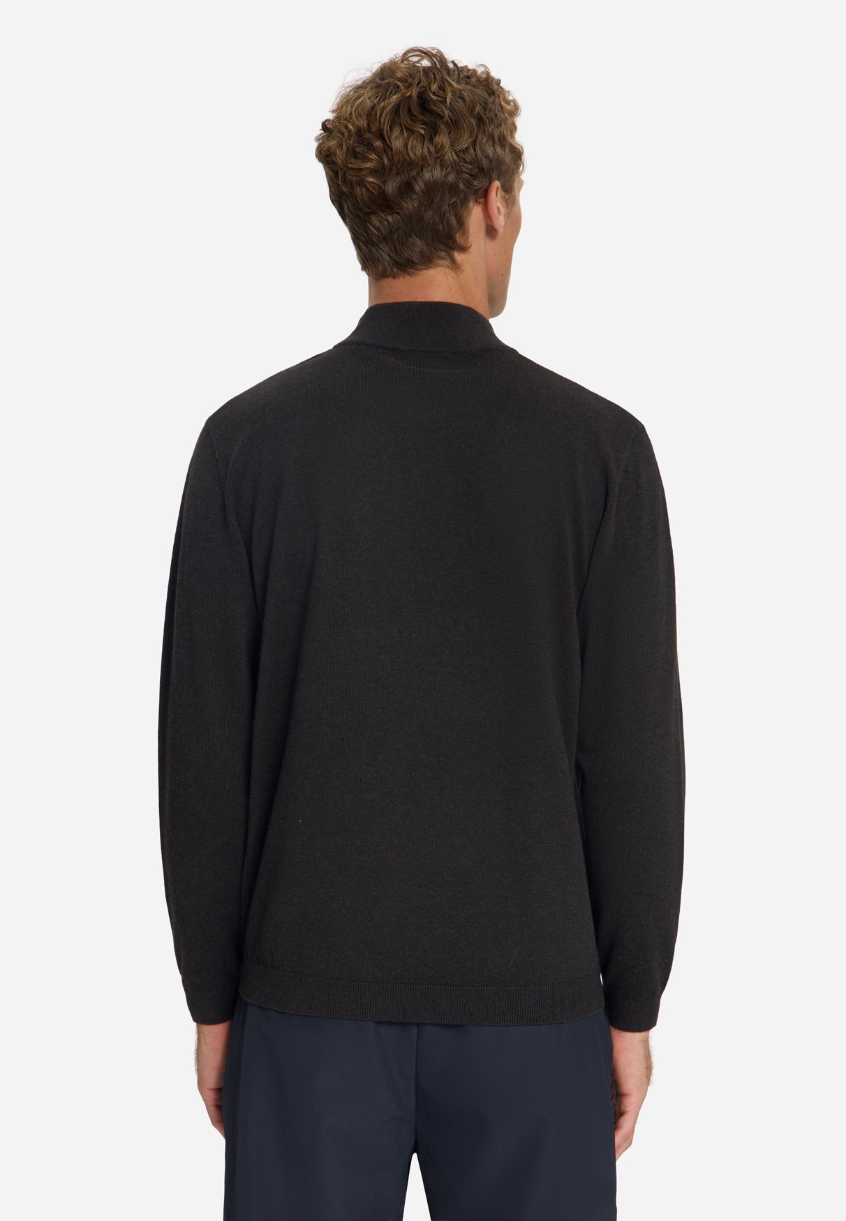 Fijngebreide trui | Dark Brown