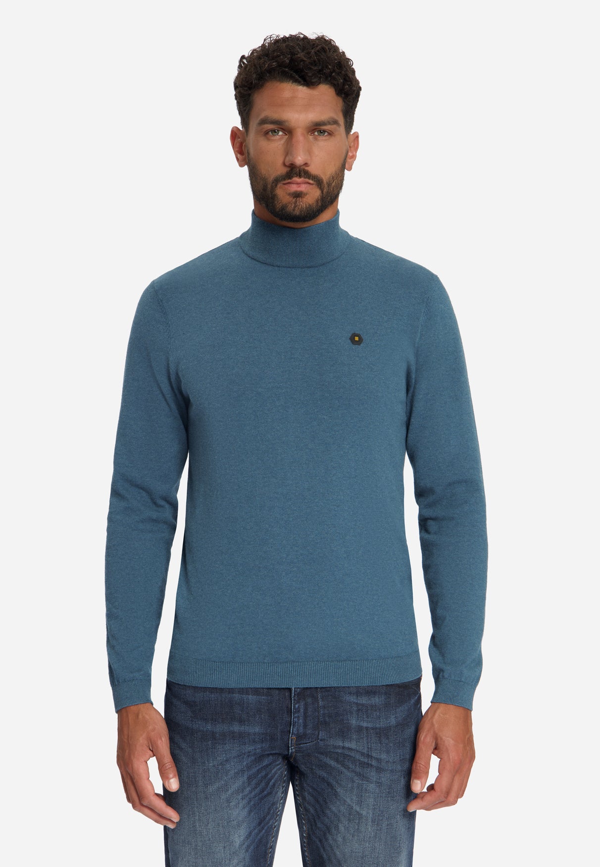 Fijngebreide trui | Shadow blue