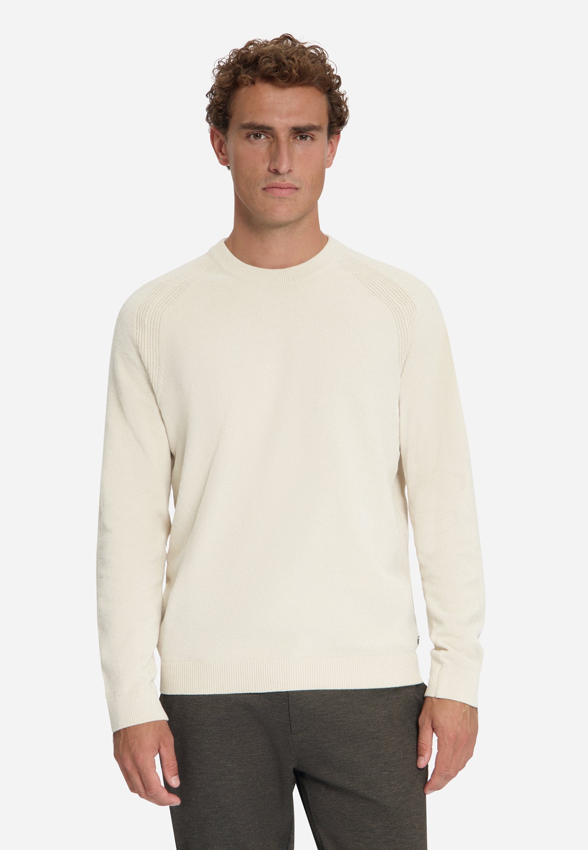 Chenille Trui | Stone