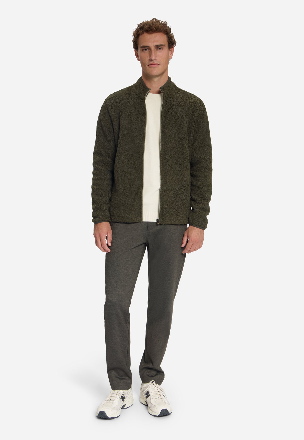 Chenille Trui | Stone