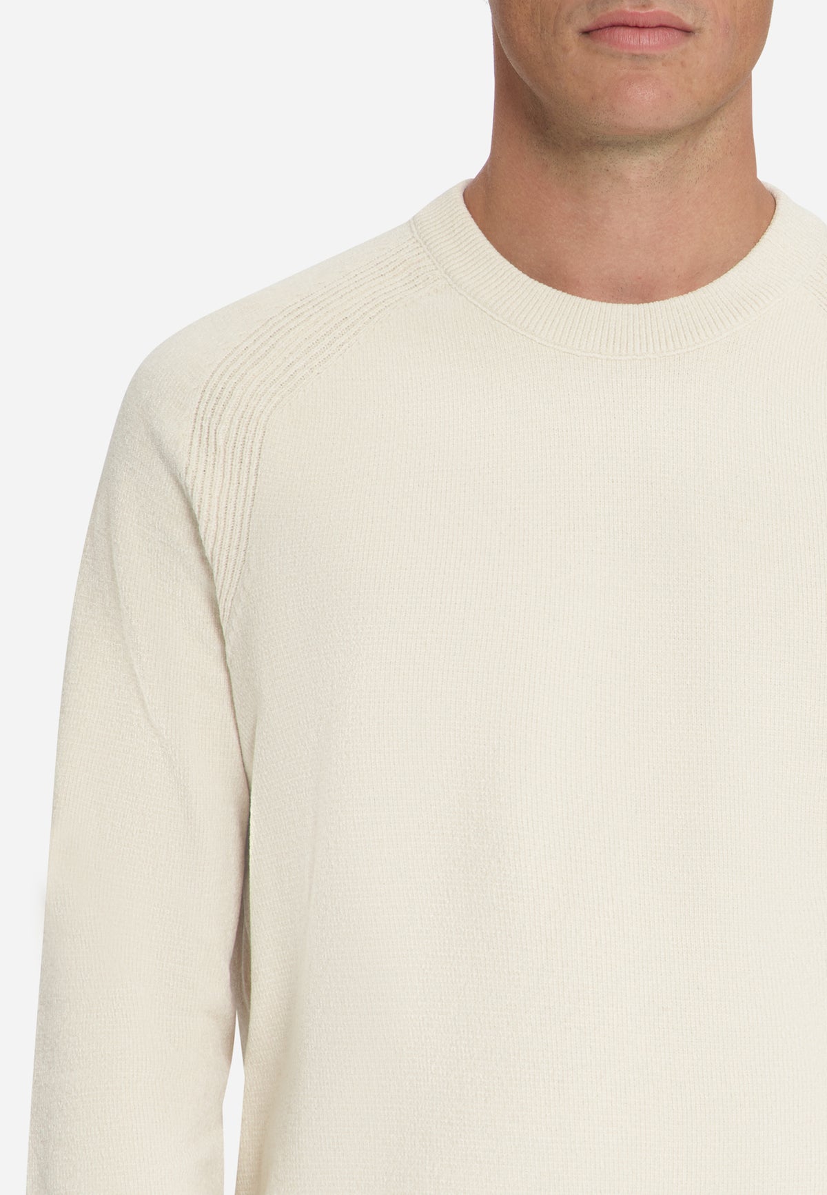 Chenille Trui | Stone