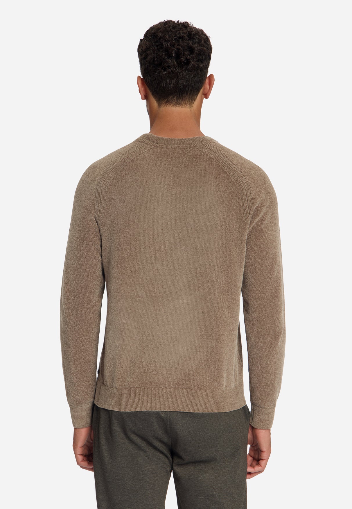 Chenille Trui | Light Brown