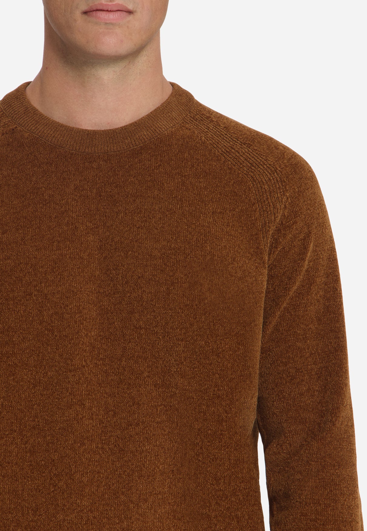 Chenille Trui | Caramel