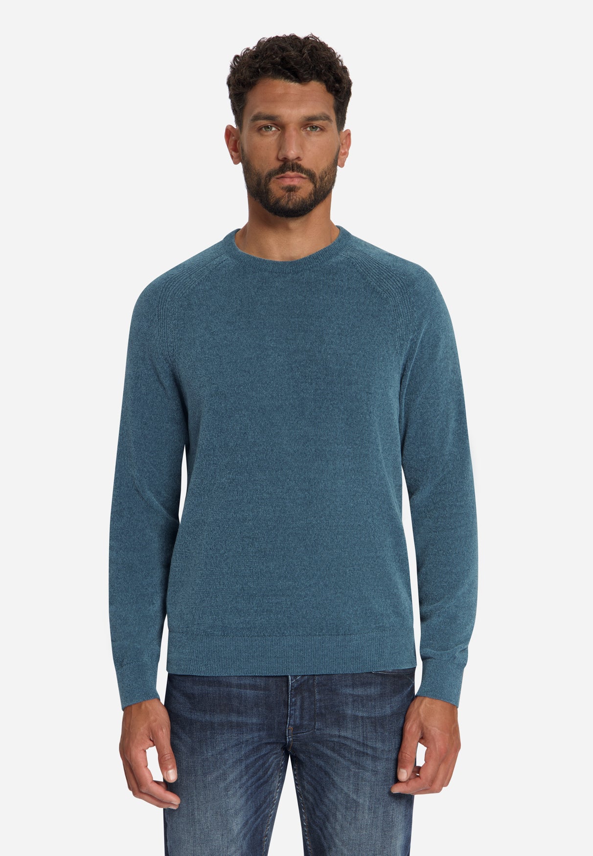 Chenille Trui | Shadow Blue