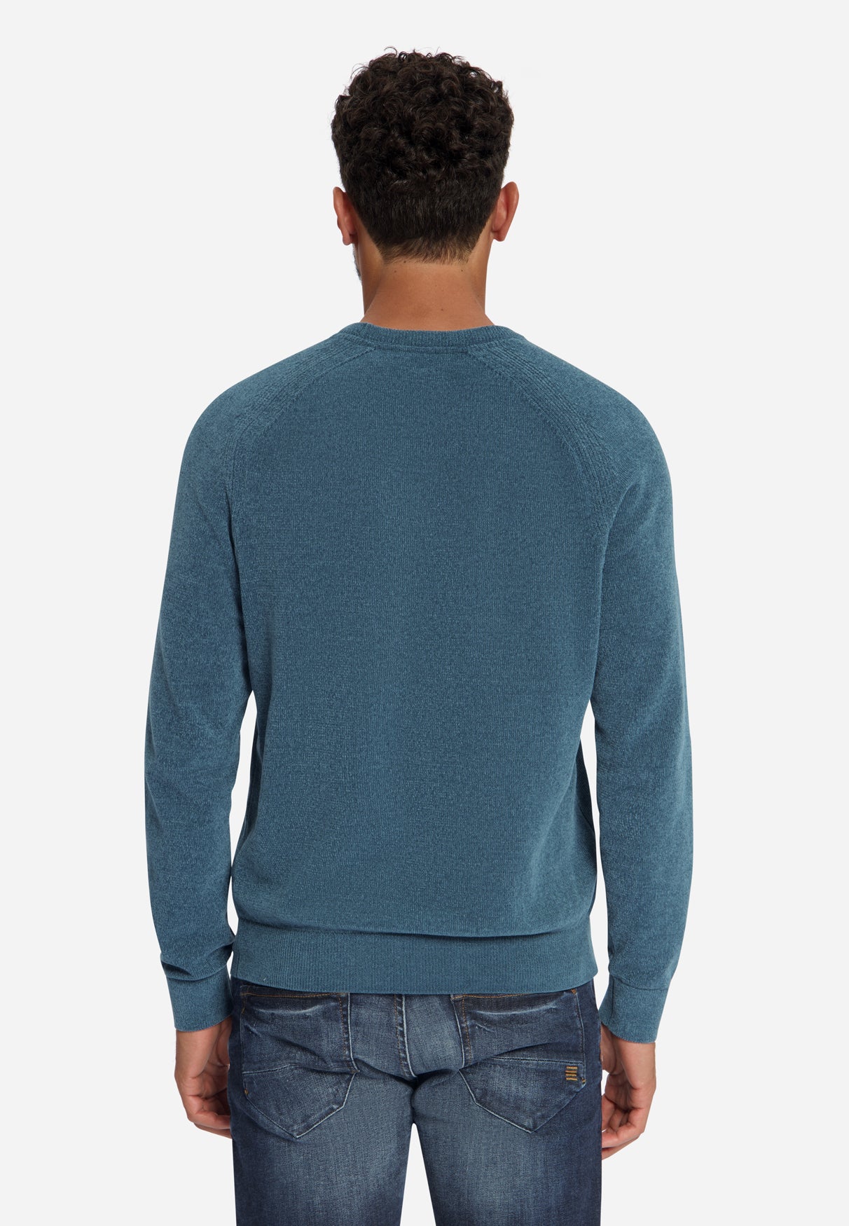 Chenille Trui | Shadow Blue