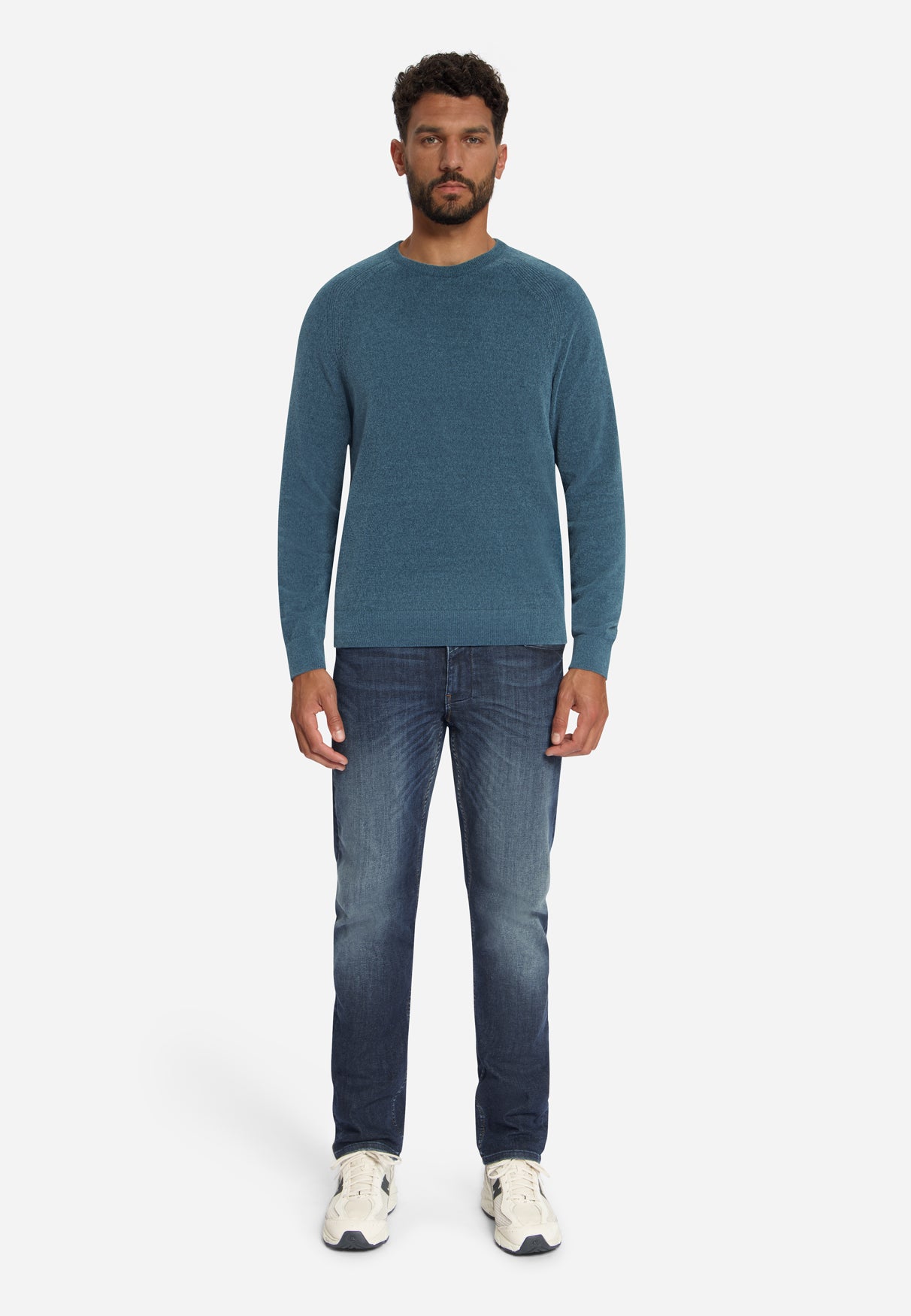 Chenille Trui | Shadow Blue