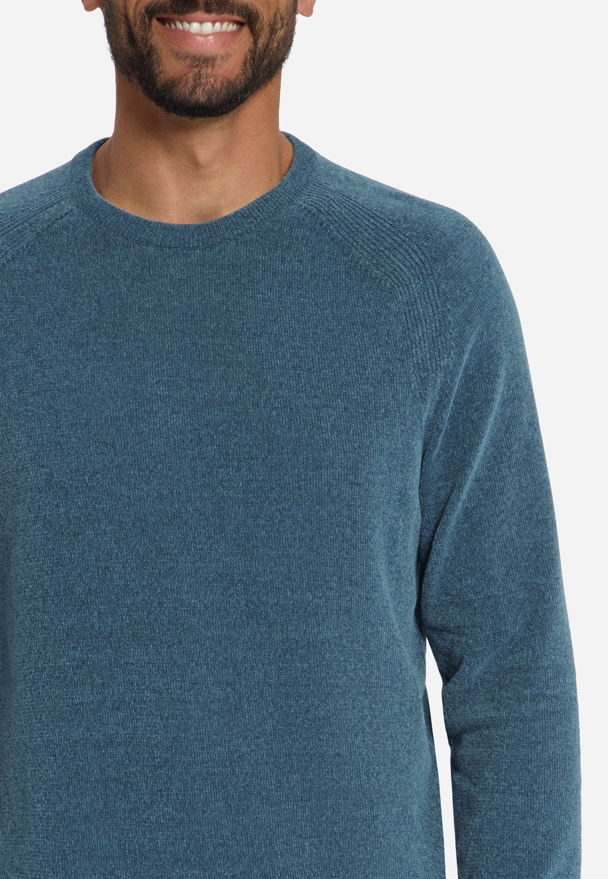 Chenille Trui | Shadow Blue