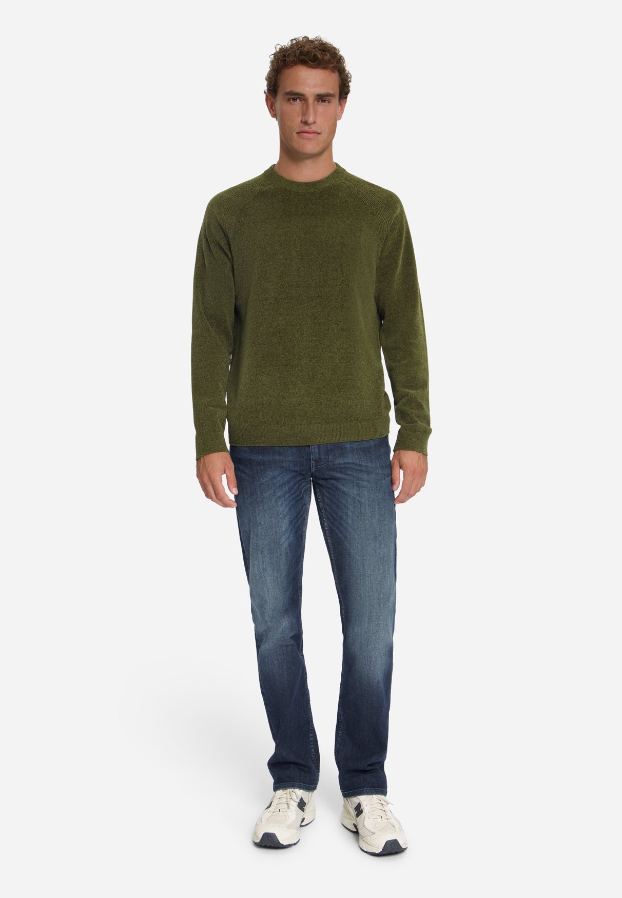 Chenille Trui | Moss