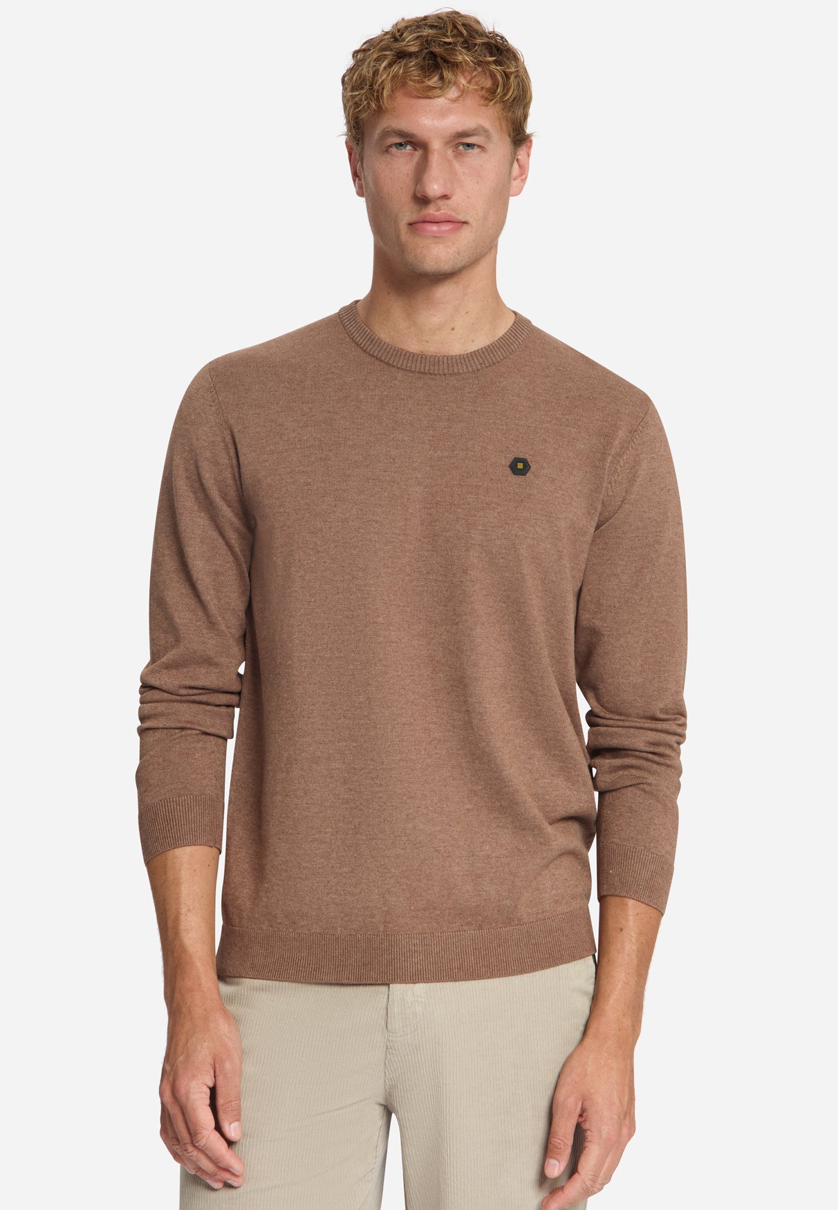 Melange Trui | Light Brown