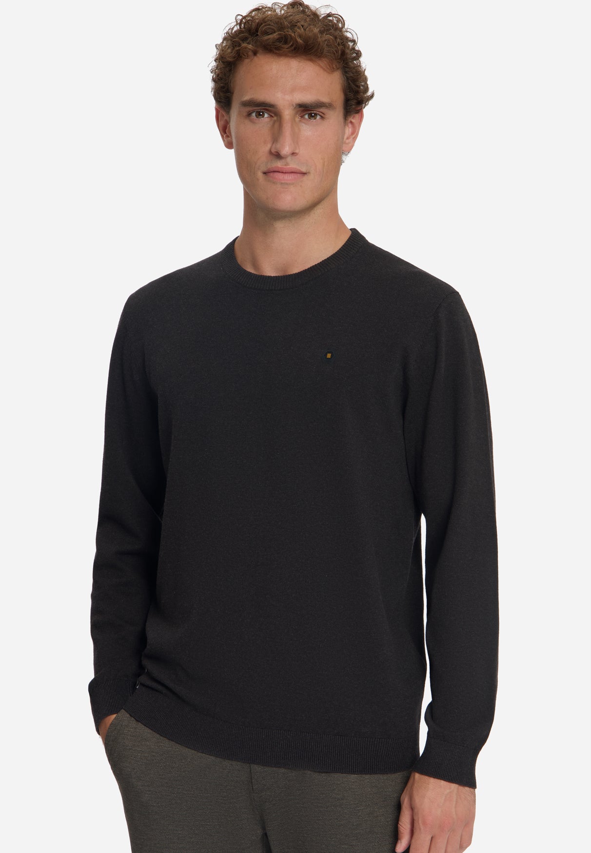 Melange Trui | Dark Brown
