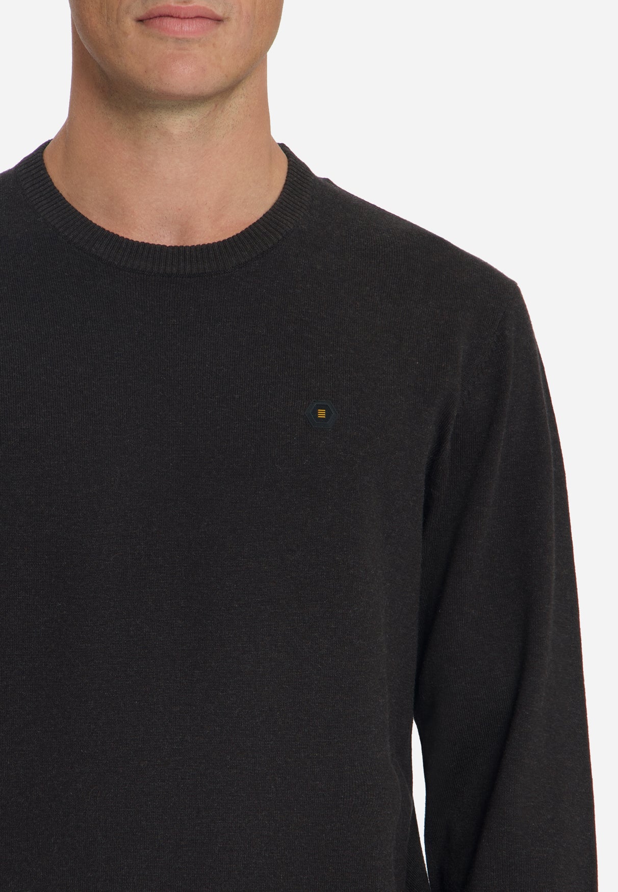 Melange Trui | Dark Brown