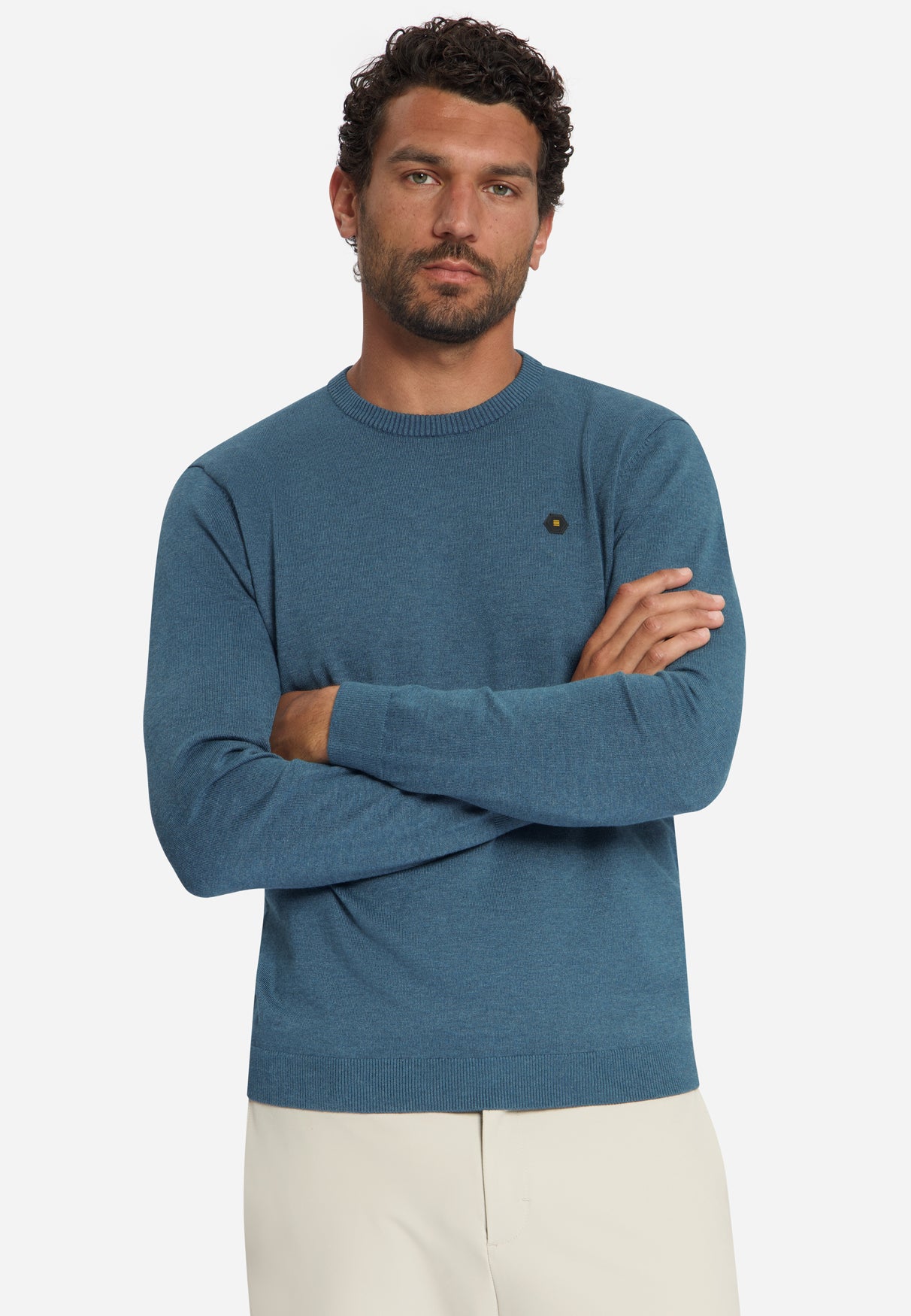 Melange Trui | Shadow Blue