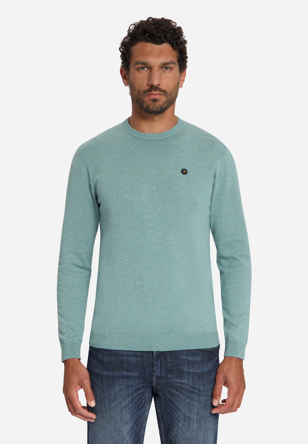 Melange-trui | Dusty Blue