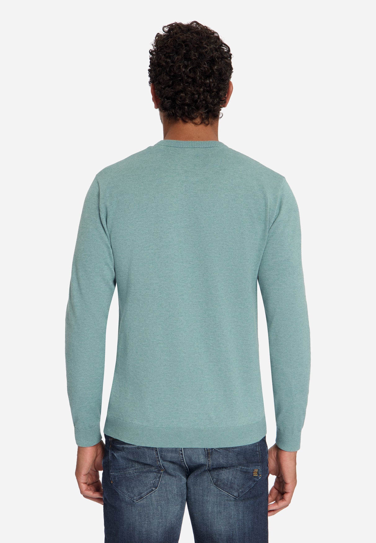 Melange-trui | Dusty Blue