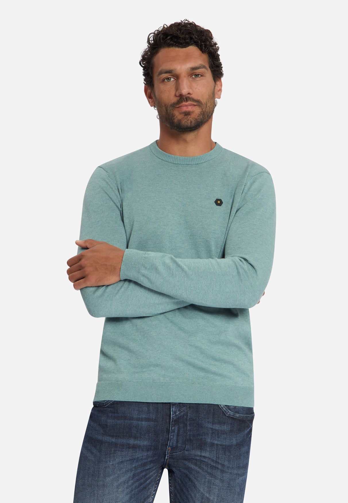 Melange-trui | Dusty Blue