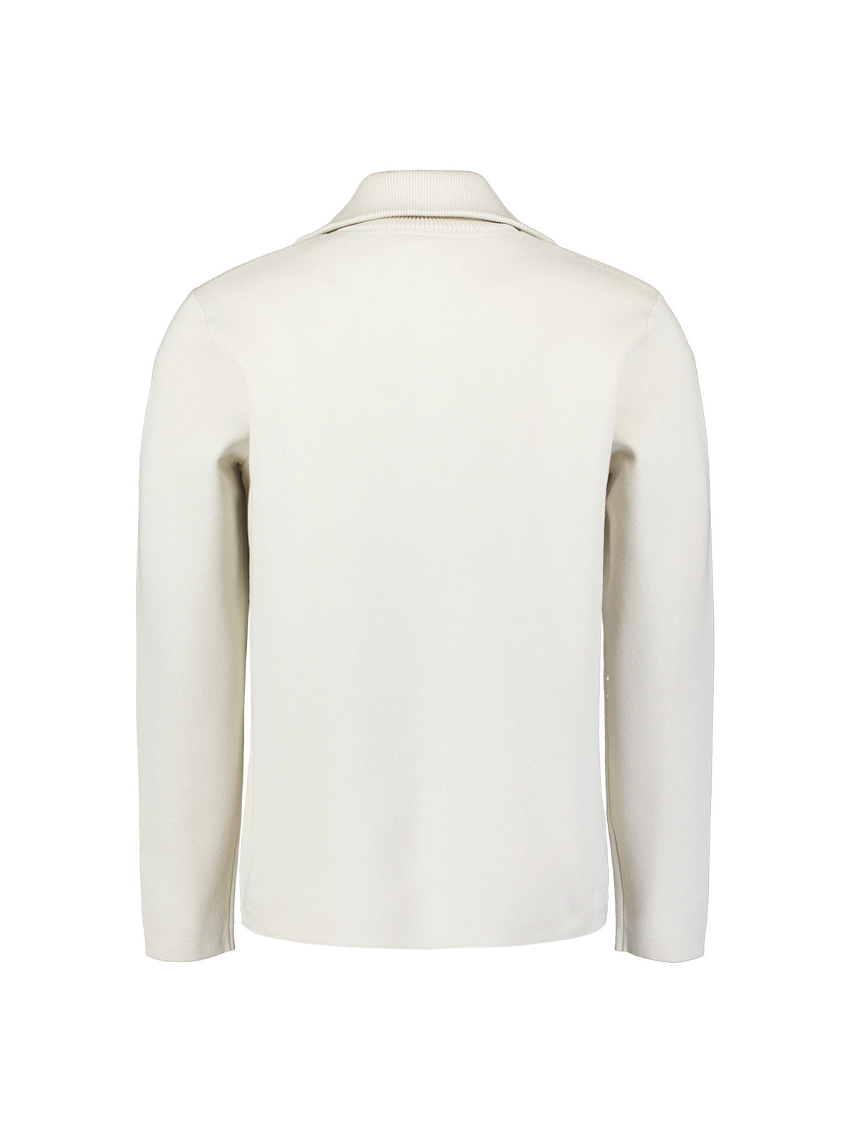 Half-zip trui met structuur | Chalk