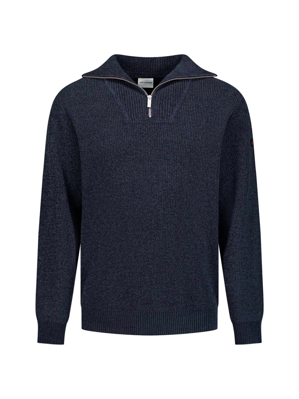 Zachte half-zip trui | Dark Night