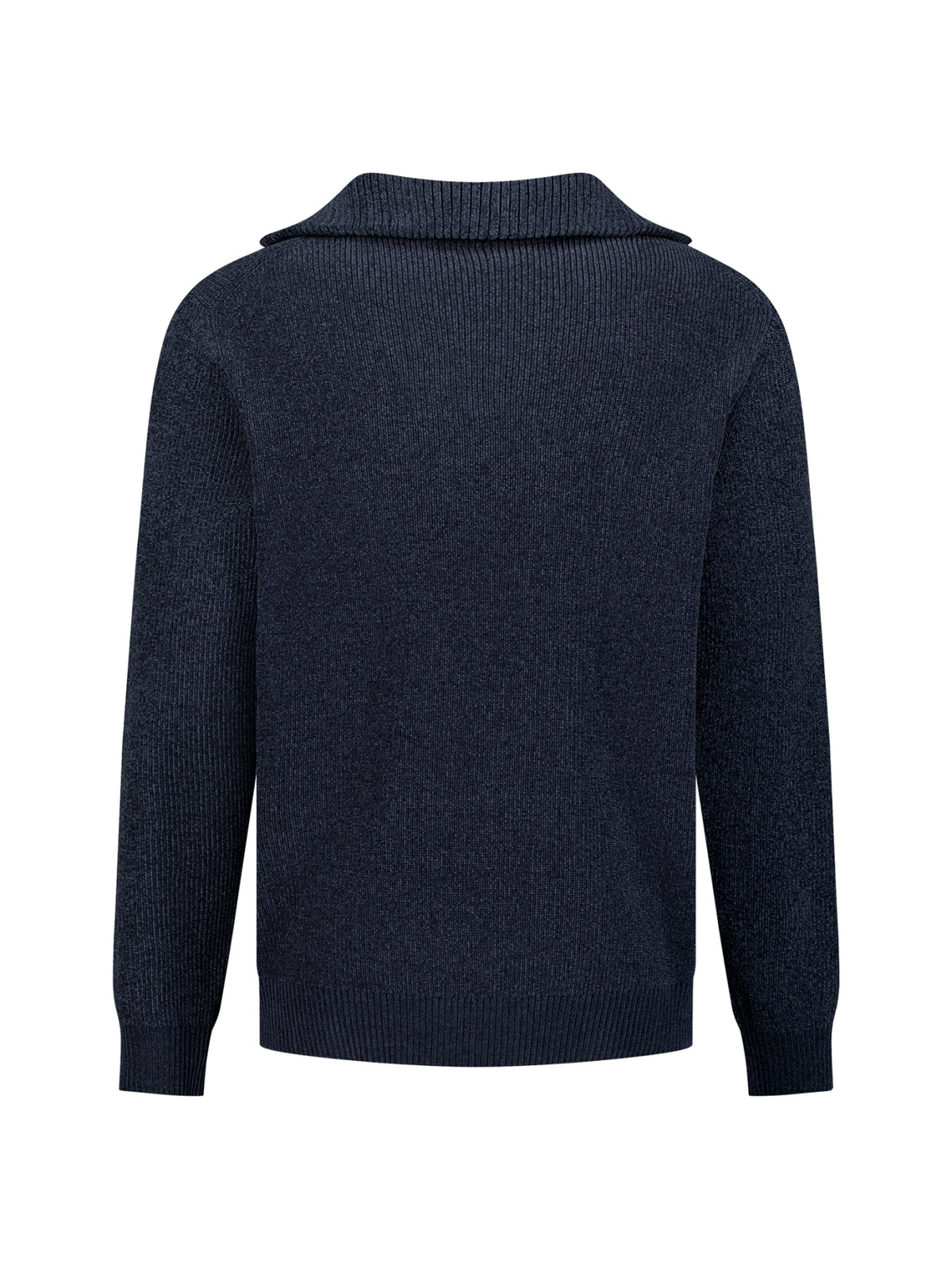 Zachte half-zip trui | Dark Night