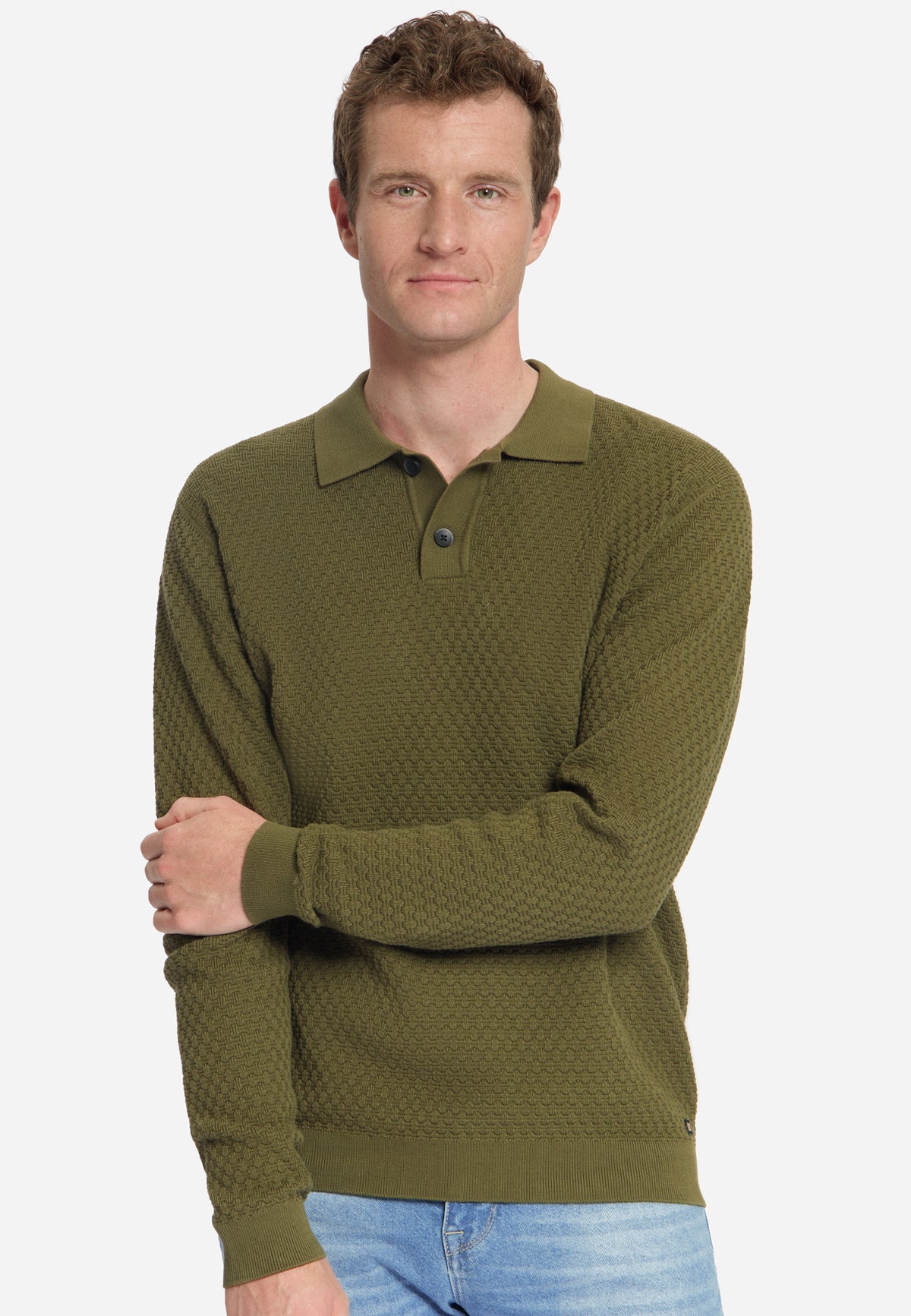 Jacquard-trui | Moss