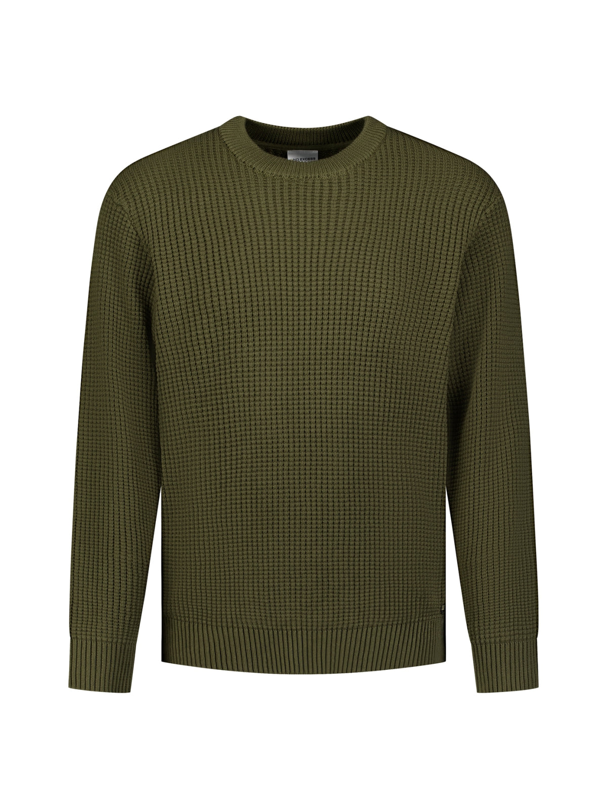 Trui met ronde hals en structuur | Moss