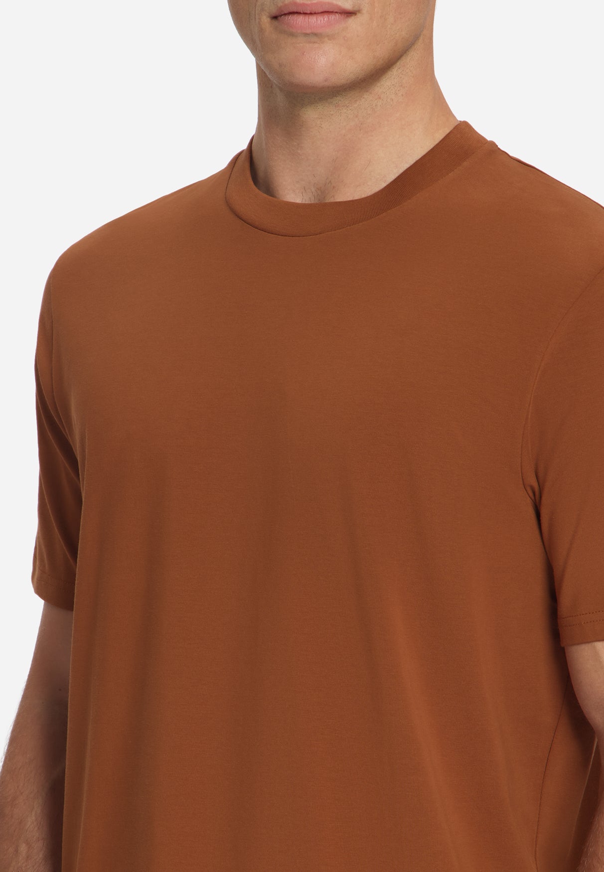 Stretch T-Shirt | Caramel