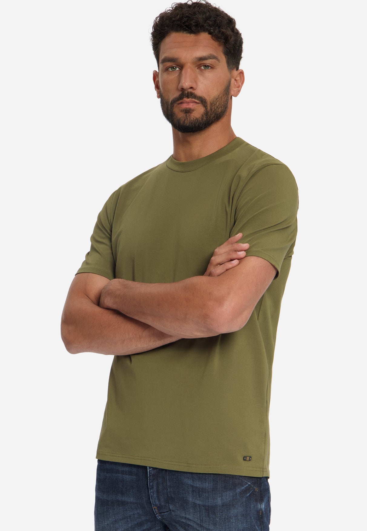 Stretch T-Shirt | Moss