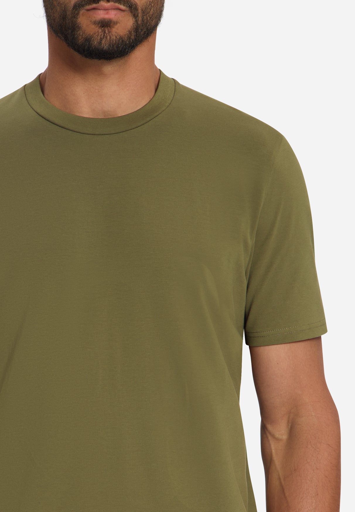 Stretch T-Shirt | Moss