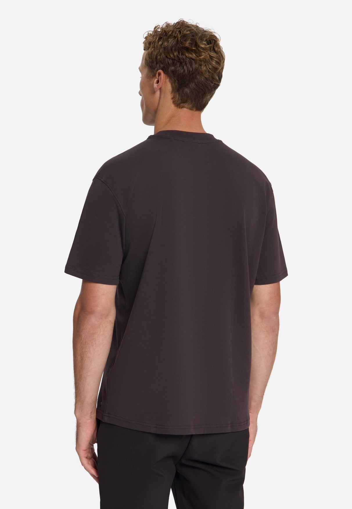 Interlock T-shirt | Dark Brown