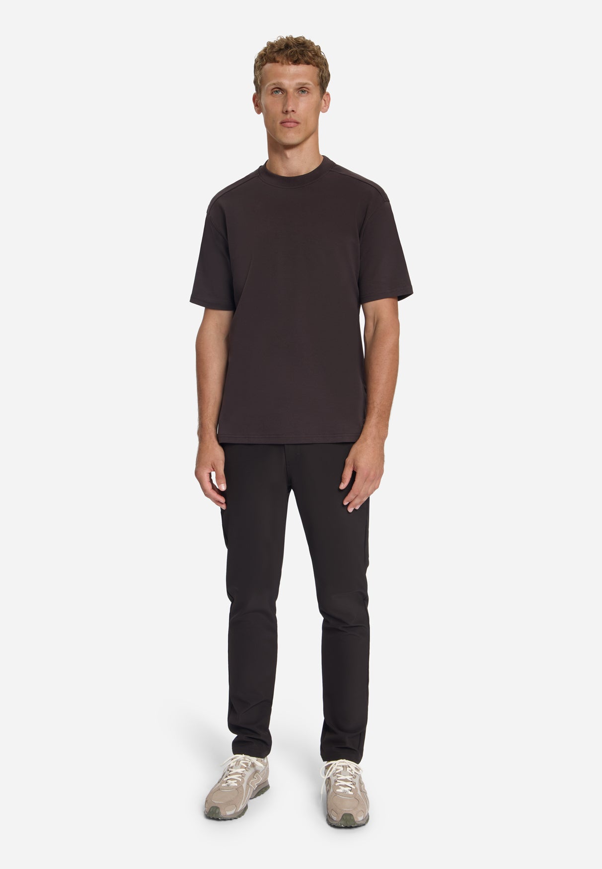 Interlock T-shirt | Dark Brown