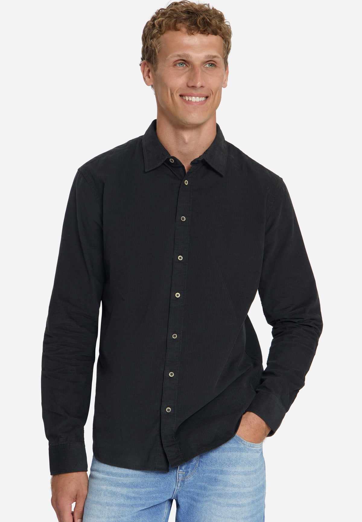 Corduroy Overhemd | Motorblack