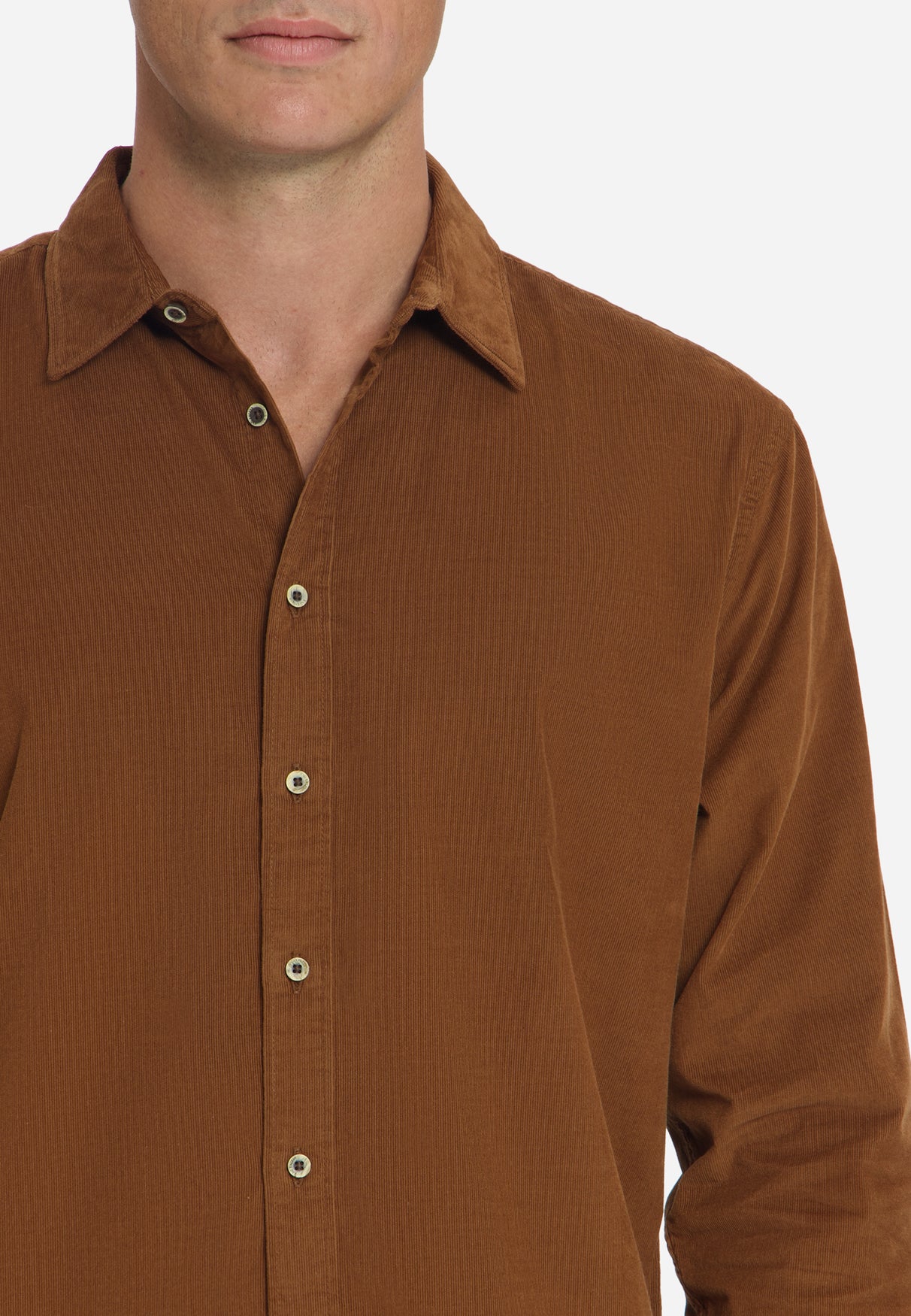 Corduroy Overhemd | Caramel