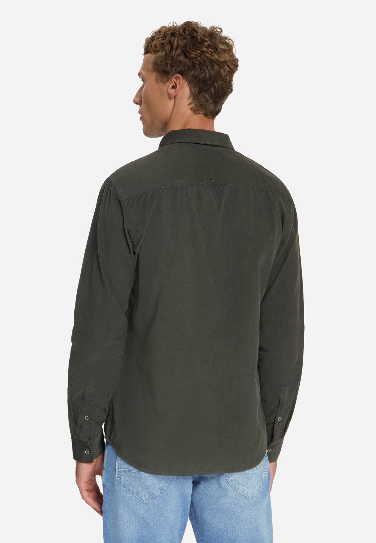 Corduroy Overhemd | Army