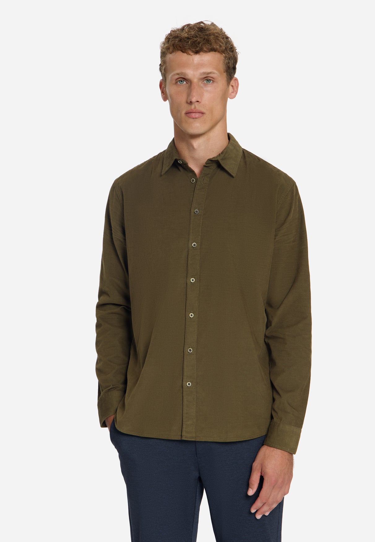 Corduroy Overhemd | Moss