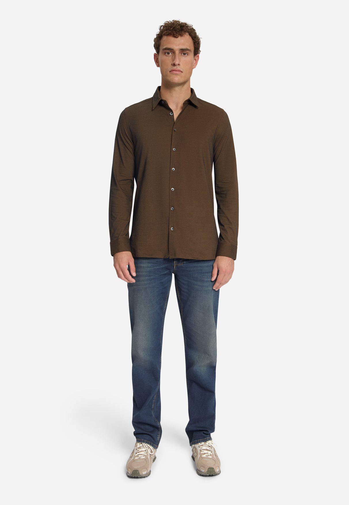 Twill Overhemd | Caramel