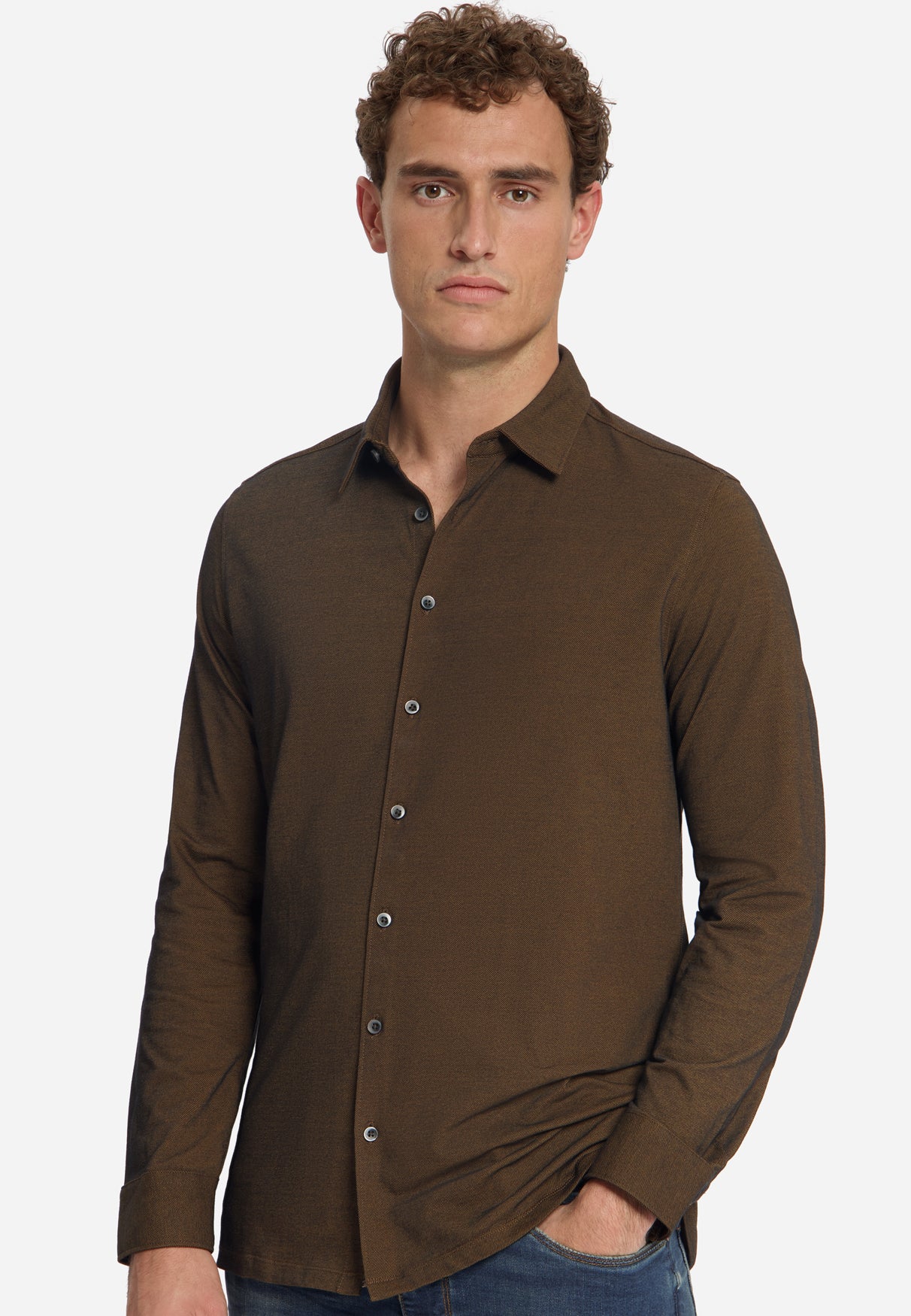 Twill Overhemd | Caramel