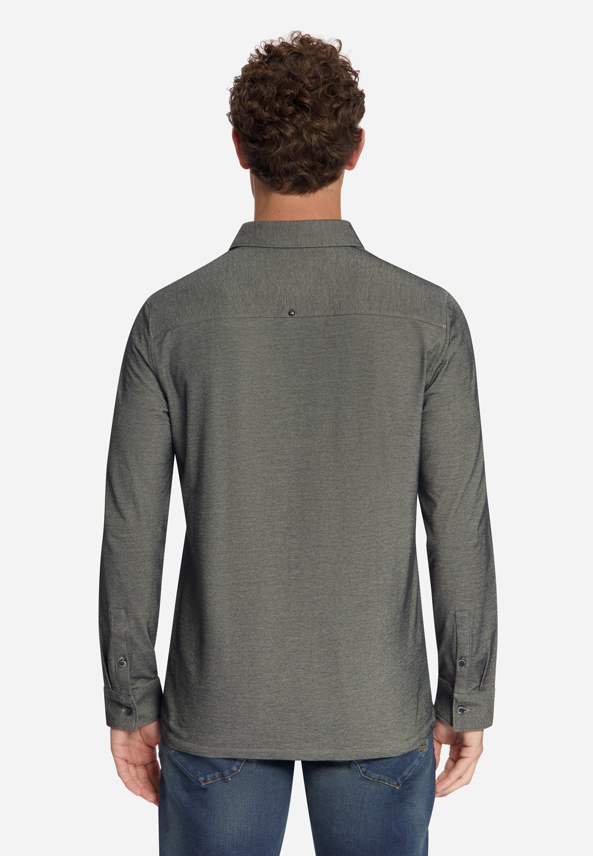 Twill Overhemd | Cement