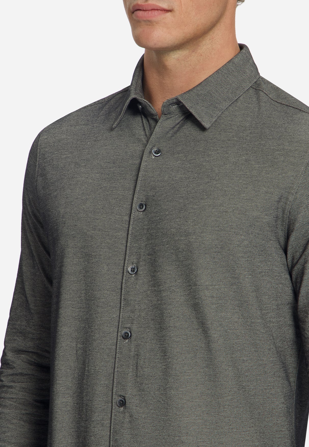 Twill Overhemd | Cement